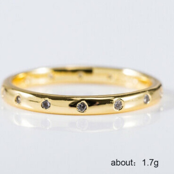 New 18k gold plated band Ring - Picture 5 of 6